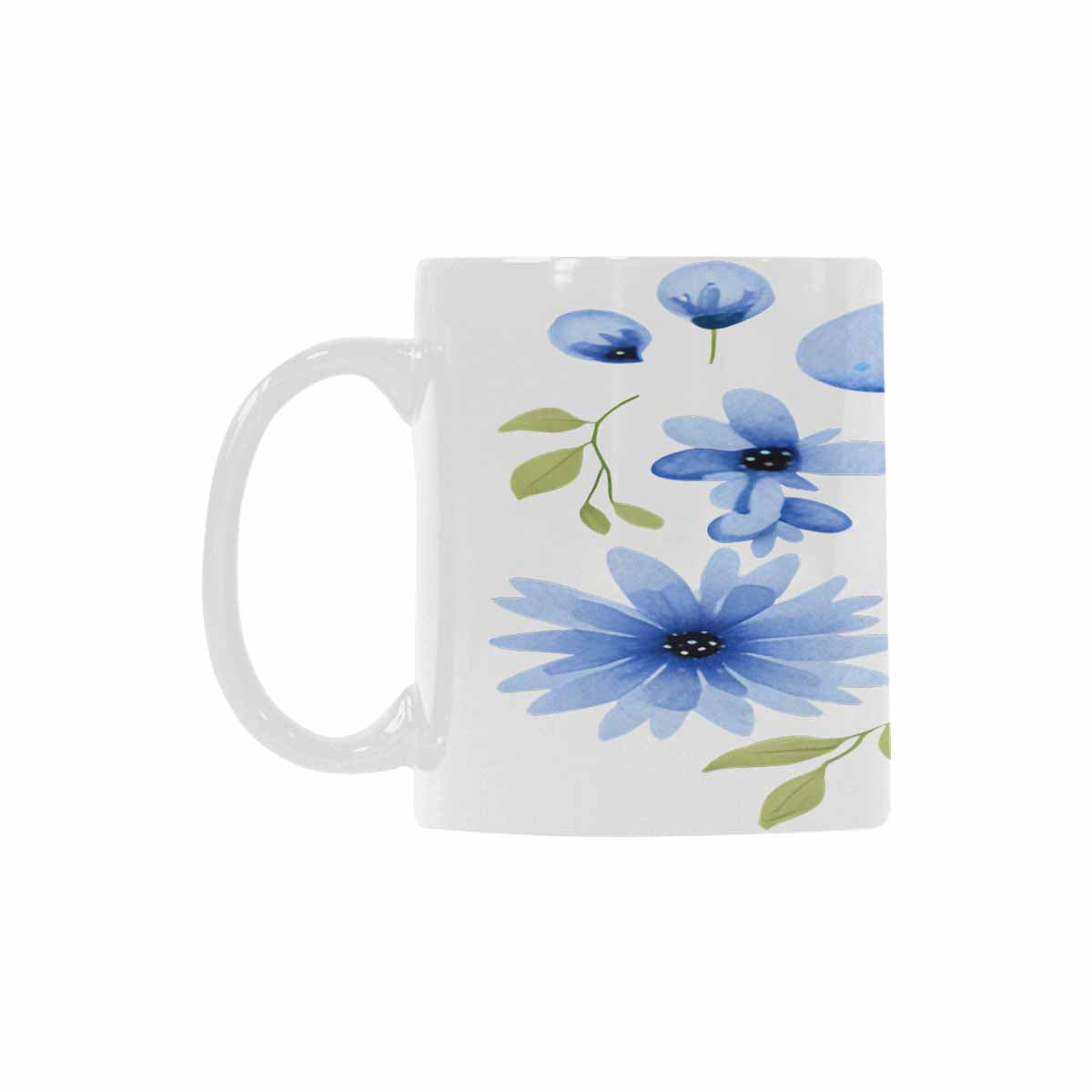 Quality Mug, coffee mug, tea cup, Bright florals, Set 2, design 46