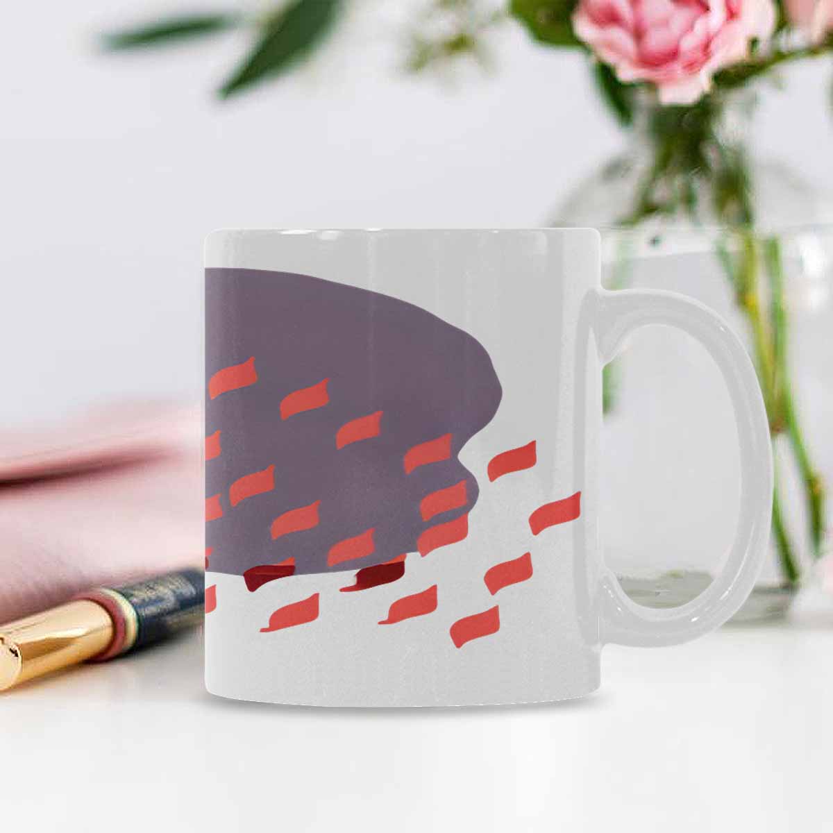 Quality Mug, coffee mug, tea cup, Bold Abstract, Set 1, design 85