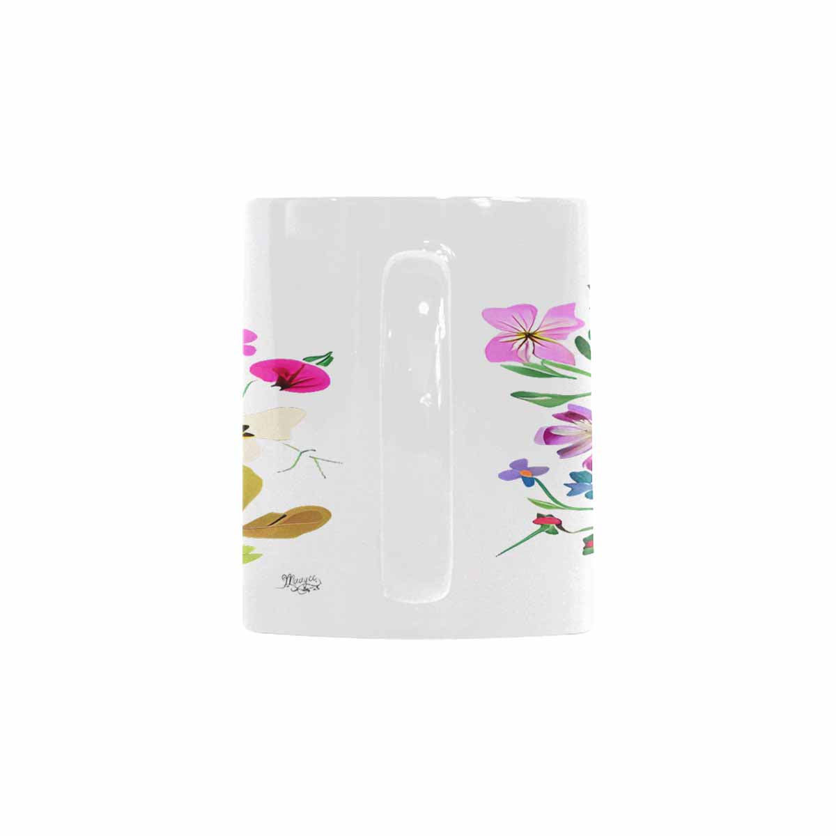 Quality Mug, coffee mug, tea cup, Bright florals, Set 2, design 85