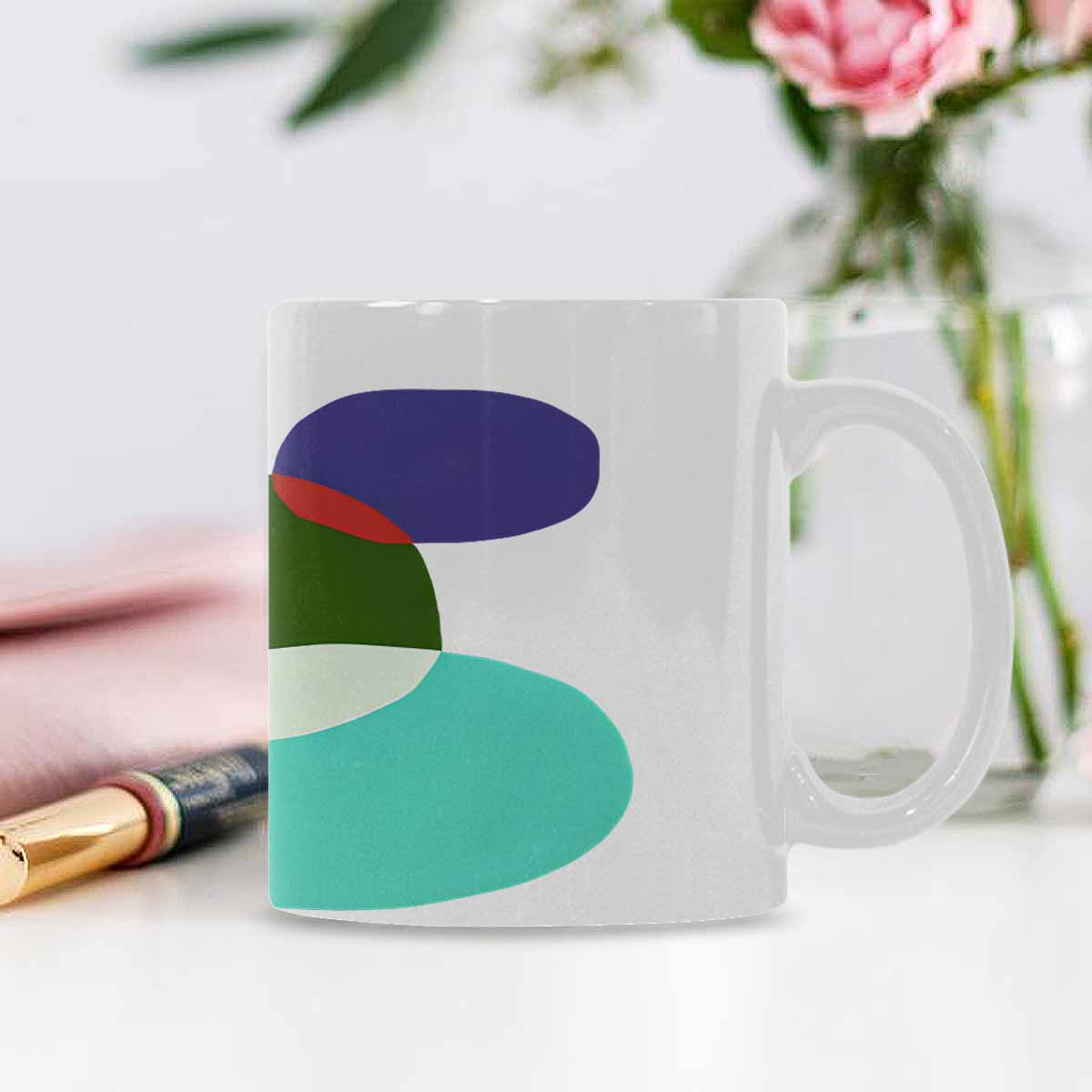 Quality Mug, coffee mug, tea cup, Bold Abstract, Set 1, design 116