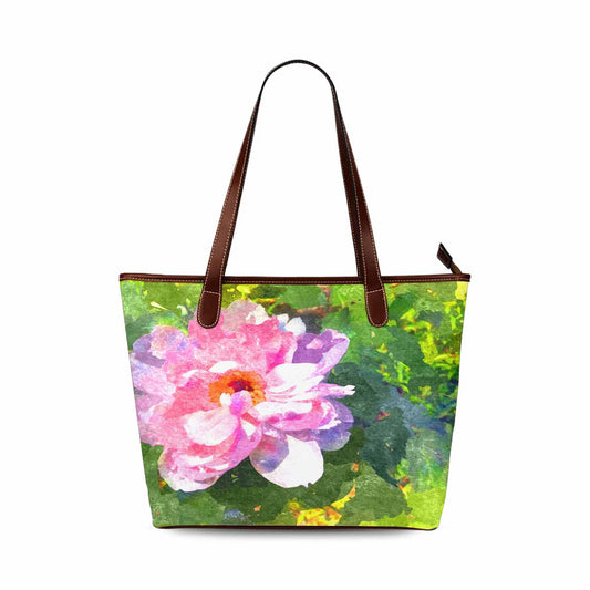 Classic Fabric handbag, watercolor floral, design 9