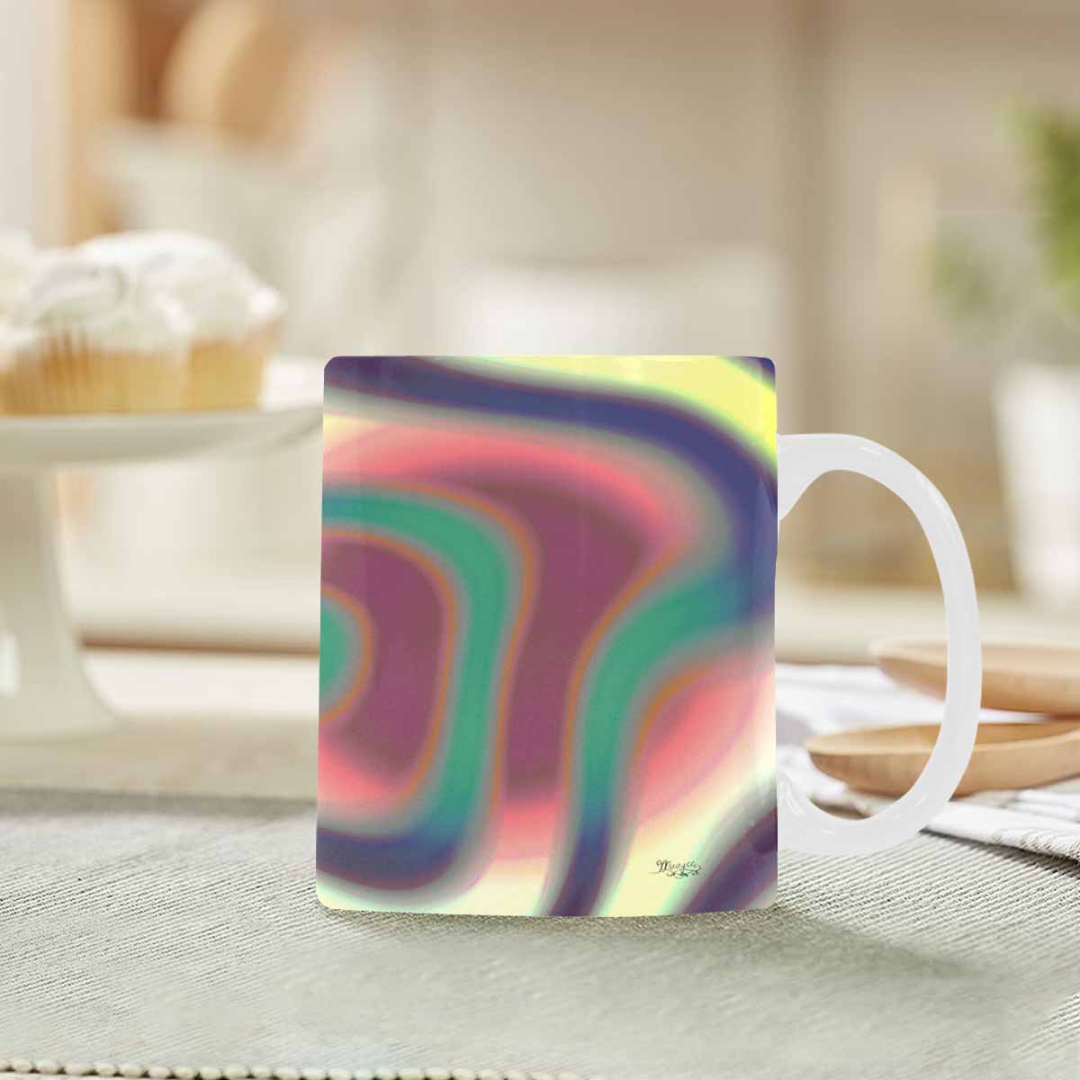 Unique Abstract design coffee mug, set 1, design 13