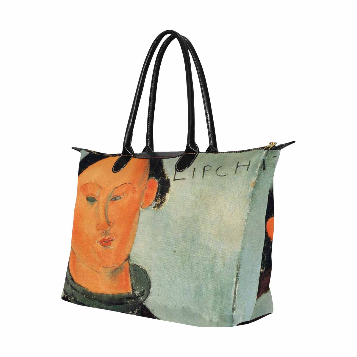 Classic handbag, Modigliani design, choice of 2 colors, Jacques Lipchitz and his woman version 1 & 2