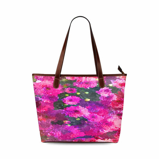 Classic Fabric handbag, watercolor floral, design 238