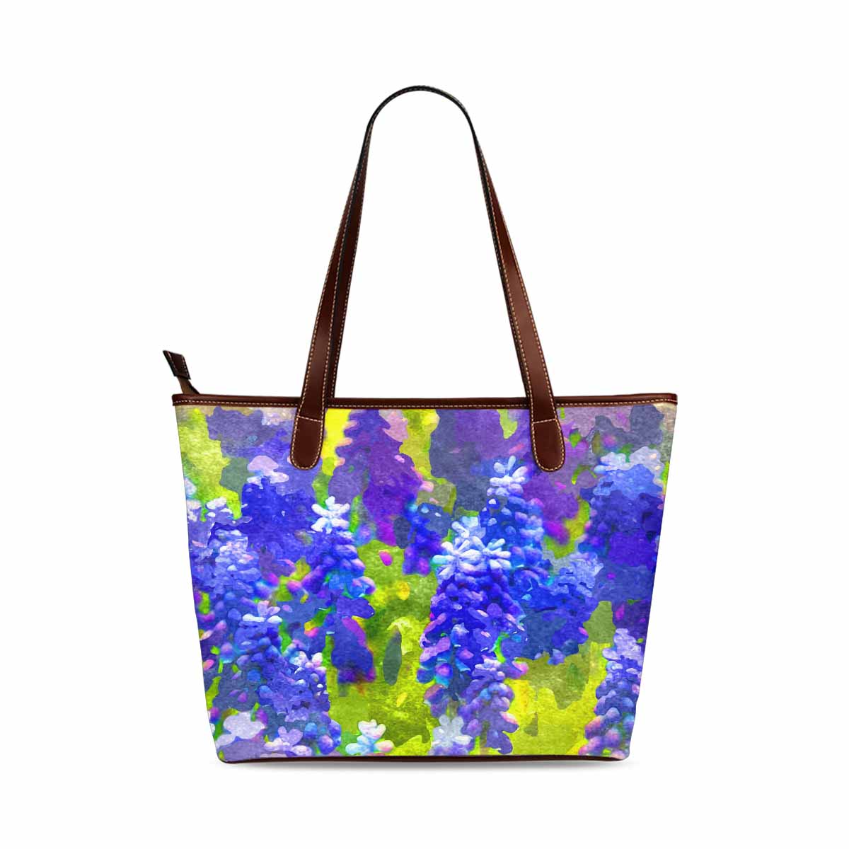 Classic Fabric handbag, watercolor floral, design 126