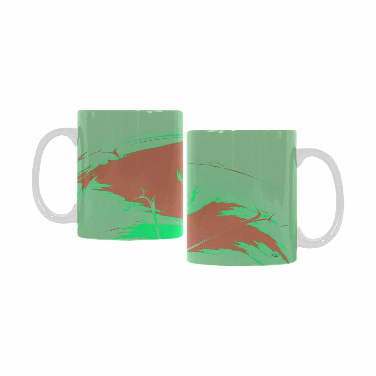 Unique Abstract design coffee mug, set 1, design 5