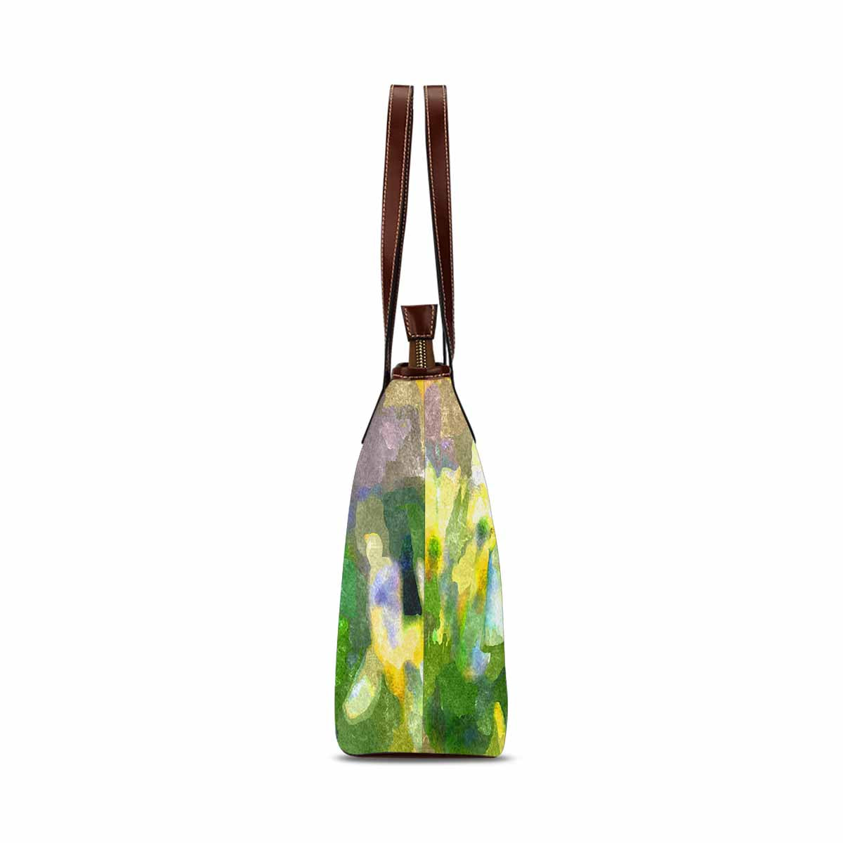 Classic Fabric handbag, watercolor floral, design 139