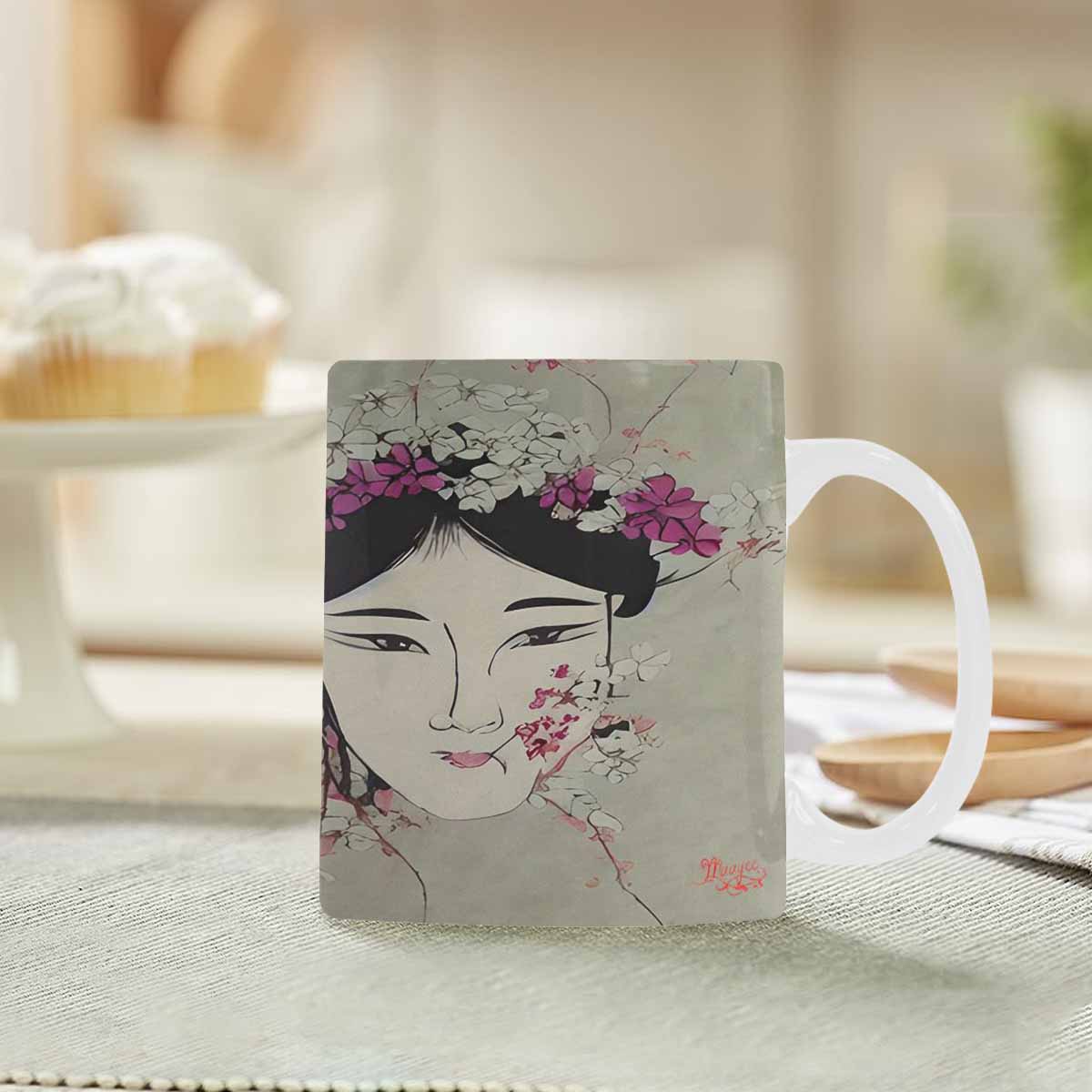 Quality Mug, coffee mug, tea cup, Asian Faces, Design 19