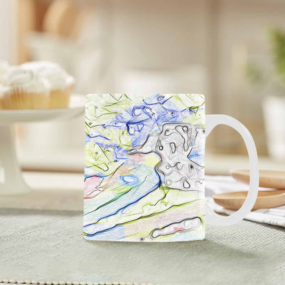 Unique Abstract design coffee mug, set 1, design 134