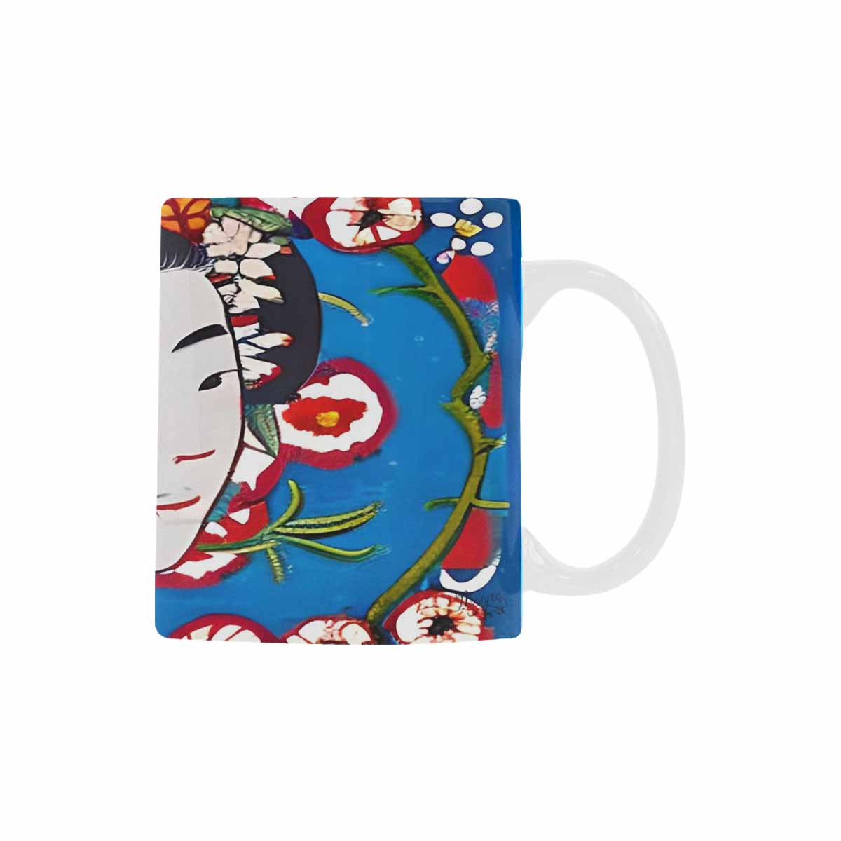 Quality Mug, coffee mug, tea cup, Asian Faces, Design 38
