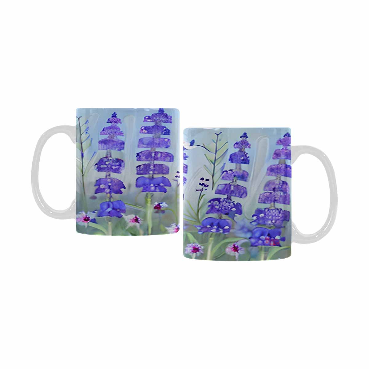 Quality Mug, coffee mug, tea cup, Bright florals, Set 1, Design 91
