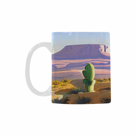 Coffee Mug, tea cup, desert scene, design 13