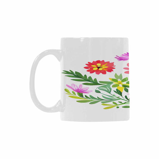 Quality Mug, coffee mug, tea cup, Bright florals, Set 2, design 91