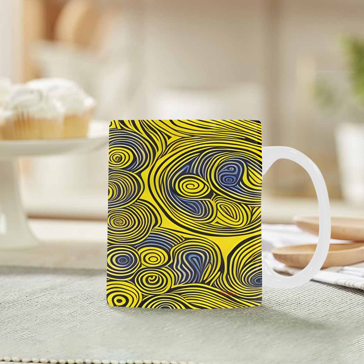 Unique Abstract design coffee mug, set 1, design 189