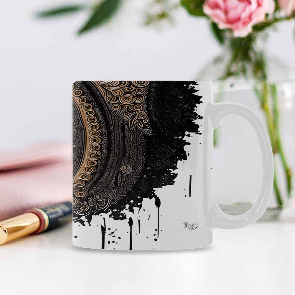 Quality Mug, coffee mug, tea cup, Black Faces, Set 1, design 29