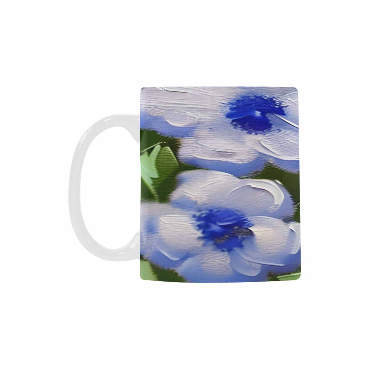 USA made Quality Mug, coffee mug, tea cup, Bright florals, Set 1, Design 166