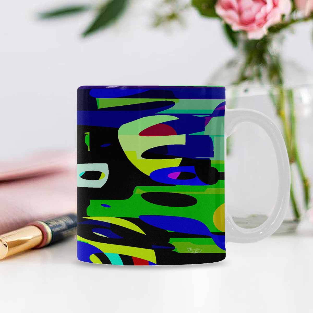 Unique Abstract design coffee mug, set 1, design 110