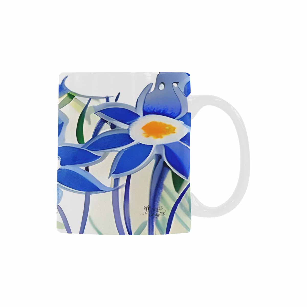 Quality Mug, coffee mug, tea cup, Bright florals, Set 1A, Design 46