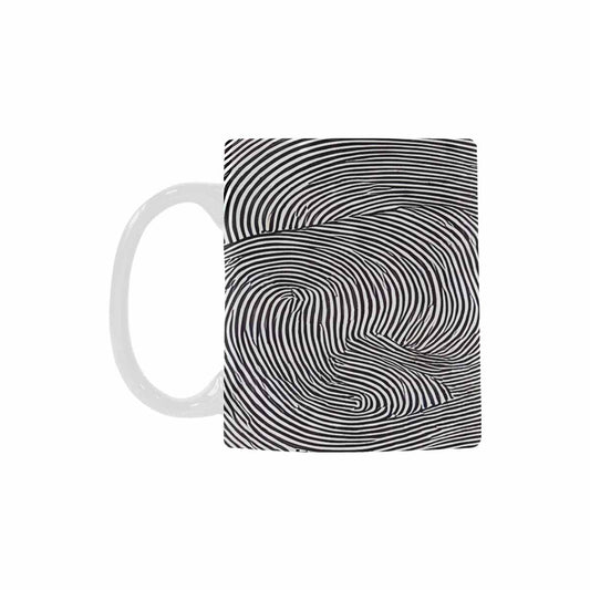 Quality Mug, coffee mug, tea cup, B & W Abstract, Set 1, design 23