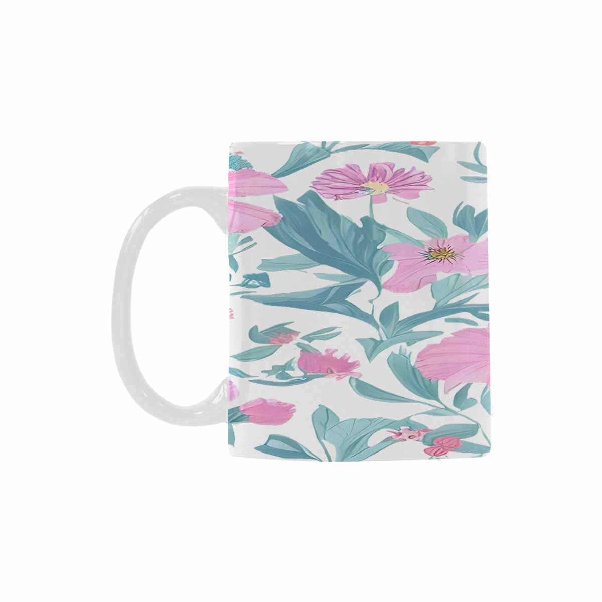Quality Mug, coffee mug, tea cup, Bright florals, Set 2, design 33