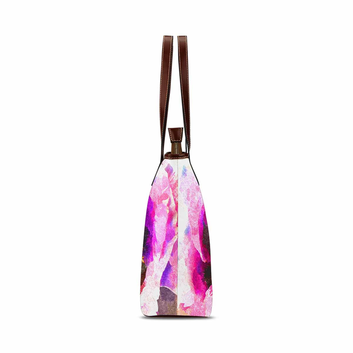 Classic Fabric handbag, watercolor floral, design 184