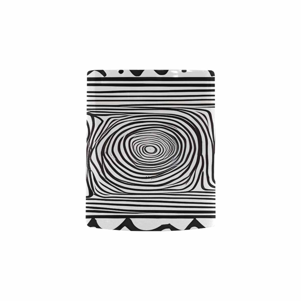 Quality Mug, coffee mug, tea cup, B & W Abstract, Set 1, design 43