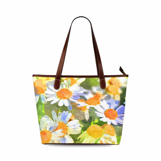 Classic Fabric handbag, watercolor floral, design 26