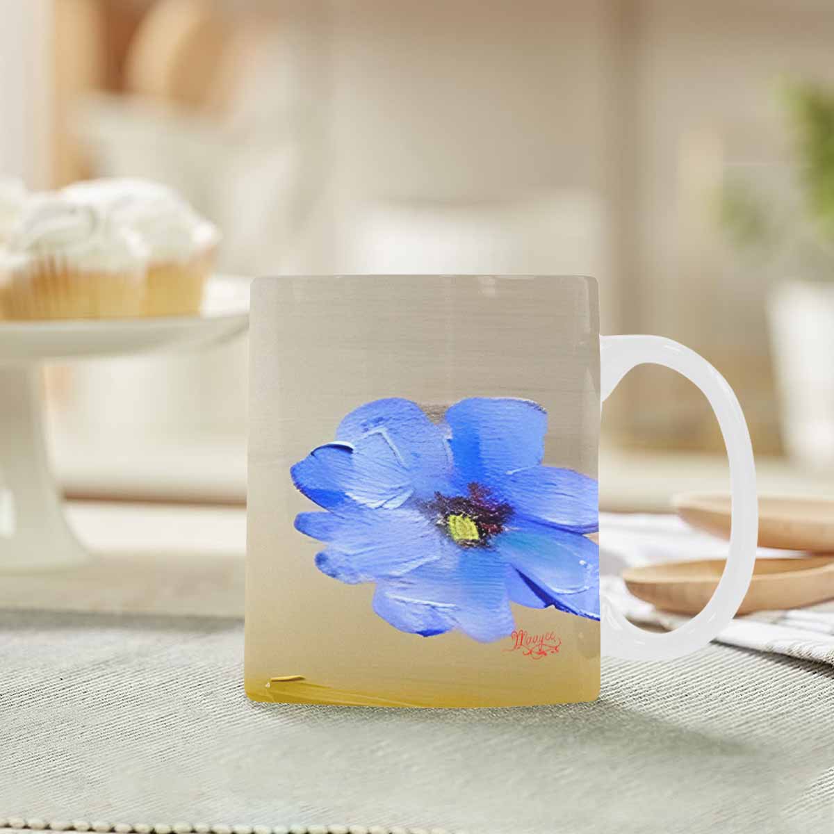 Quality Mug, coffee mug, tea cup, Bright florals, Set 1, Design 163