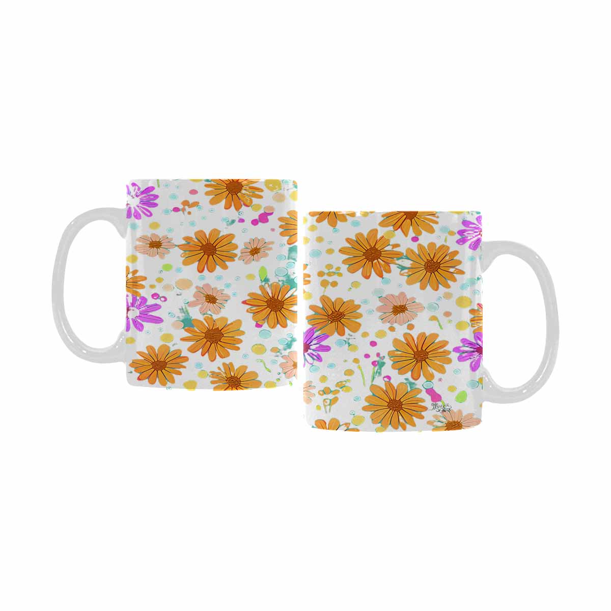 Quality Mug, coffee mug, tea cup, Set 1A, Mixed Floral design 48