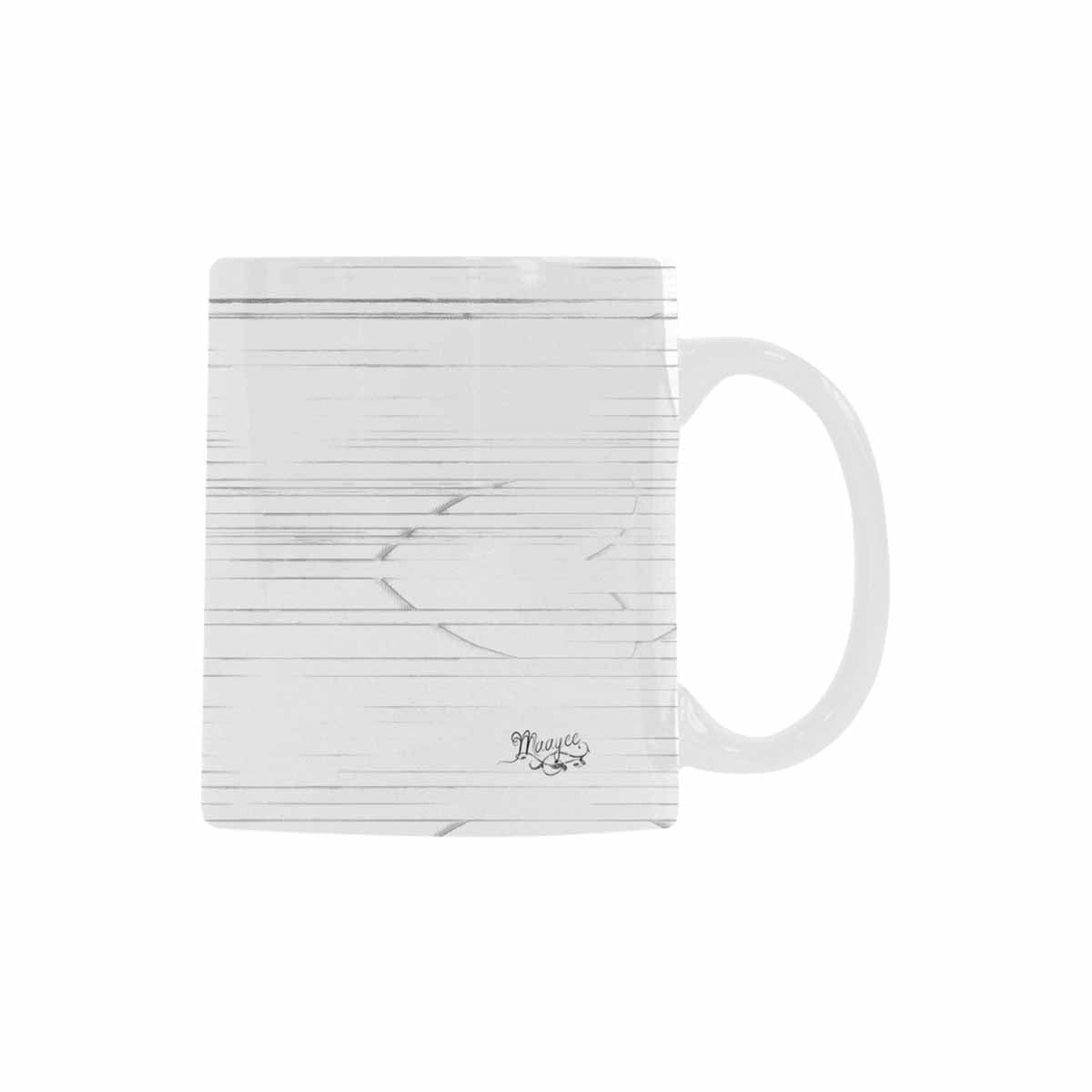 Quality Mug, coffee mug, tea cup, B & W Abstract, Set 1, design 103