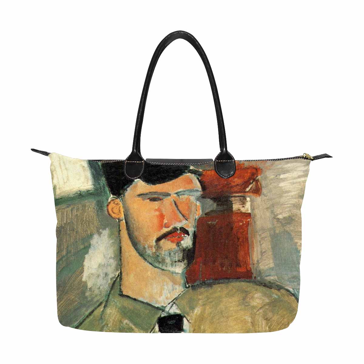 Classic handbag, Modigliani design, choice of 2 colors, Henri Laurens