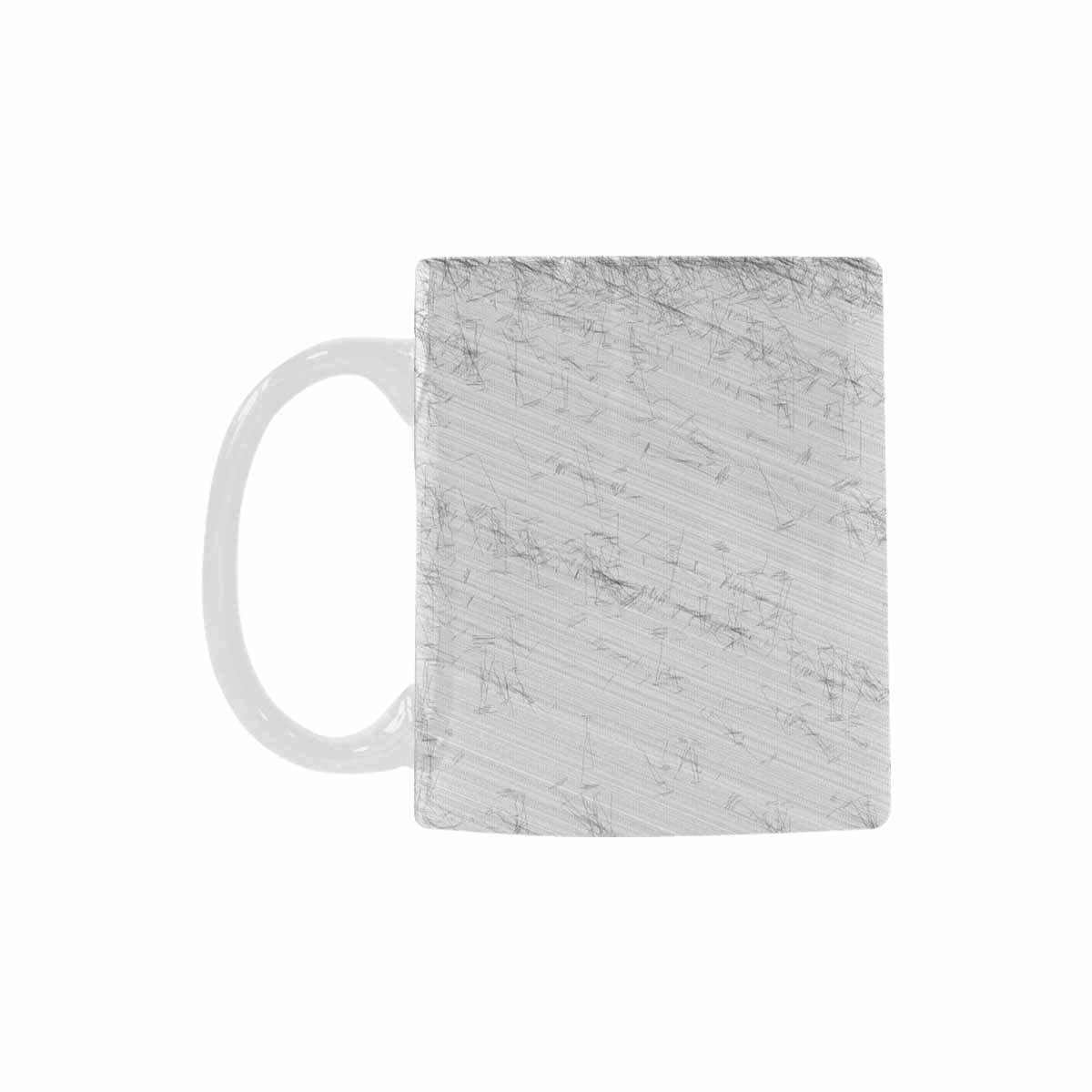 Quality Mug, coffee mug, tea cup, B & W Abstract, Set 1, design 164