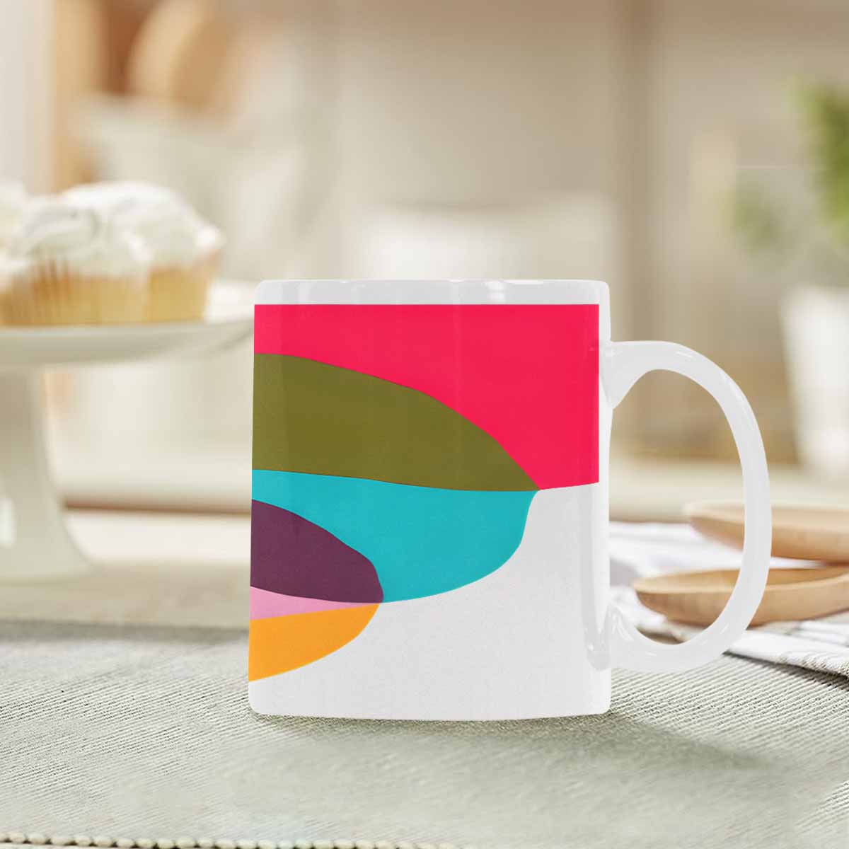 Quality Mug, coffee mug, tea cup, Bold Abstract, Set 1, design 117