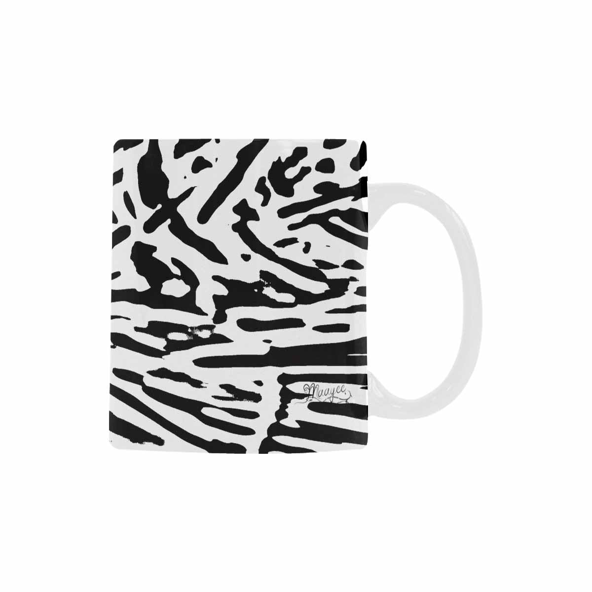 Quality Mug, coffee mug, tea cup, B & W Abstract, Set 1, design 128