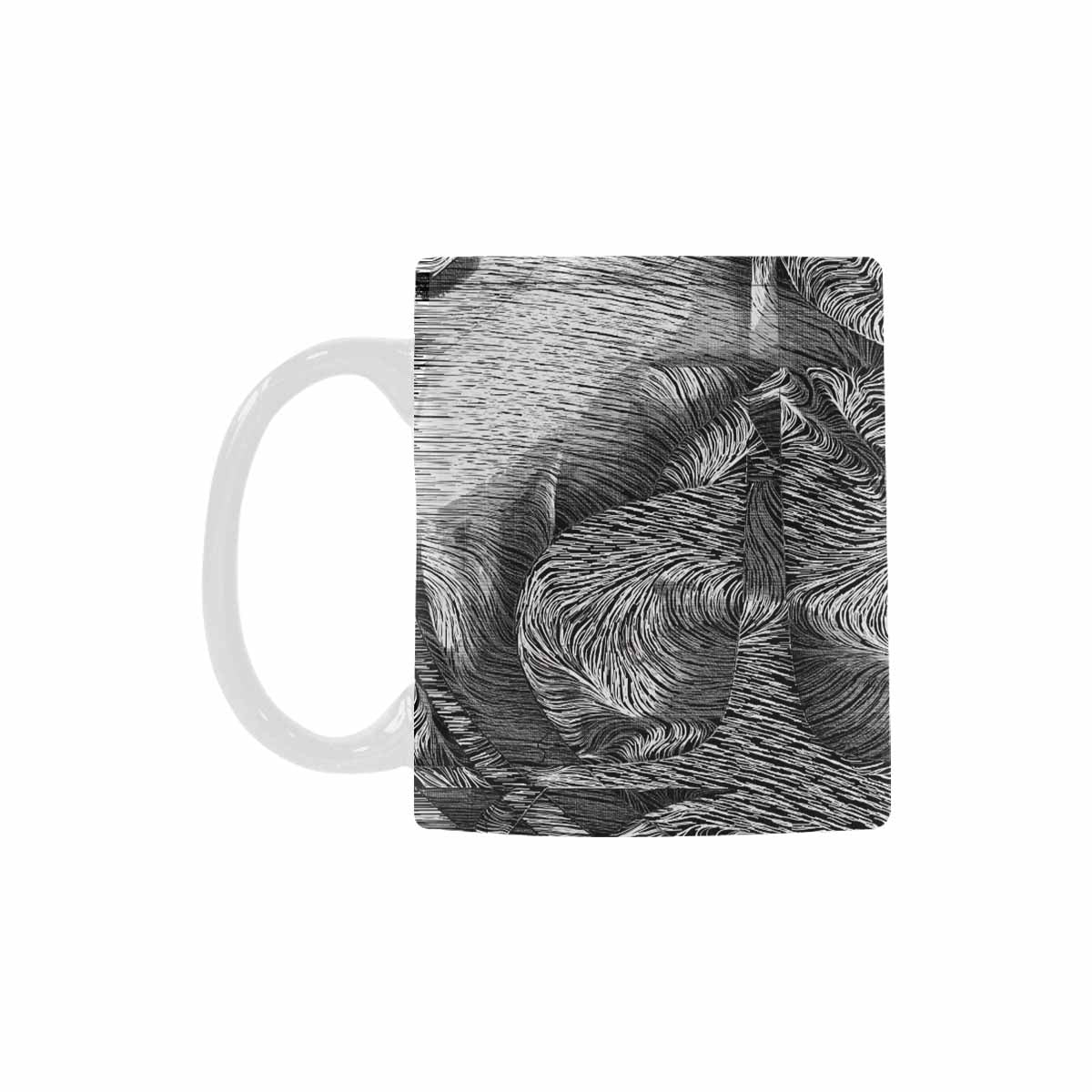 Quality Mug, coffee mug, tea cup, B & W Abstract, Set 1, design 62