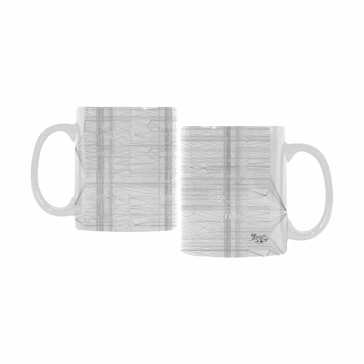 Quality Mug, coffee mug, tea cup, B & W Abstract, Set 1, design 125