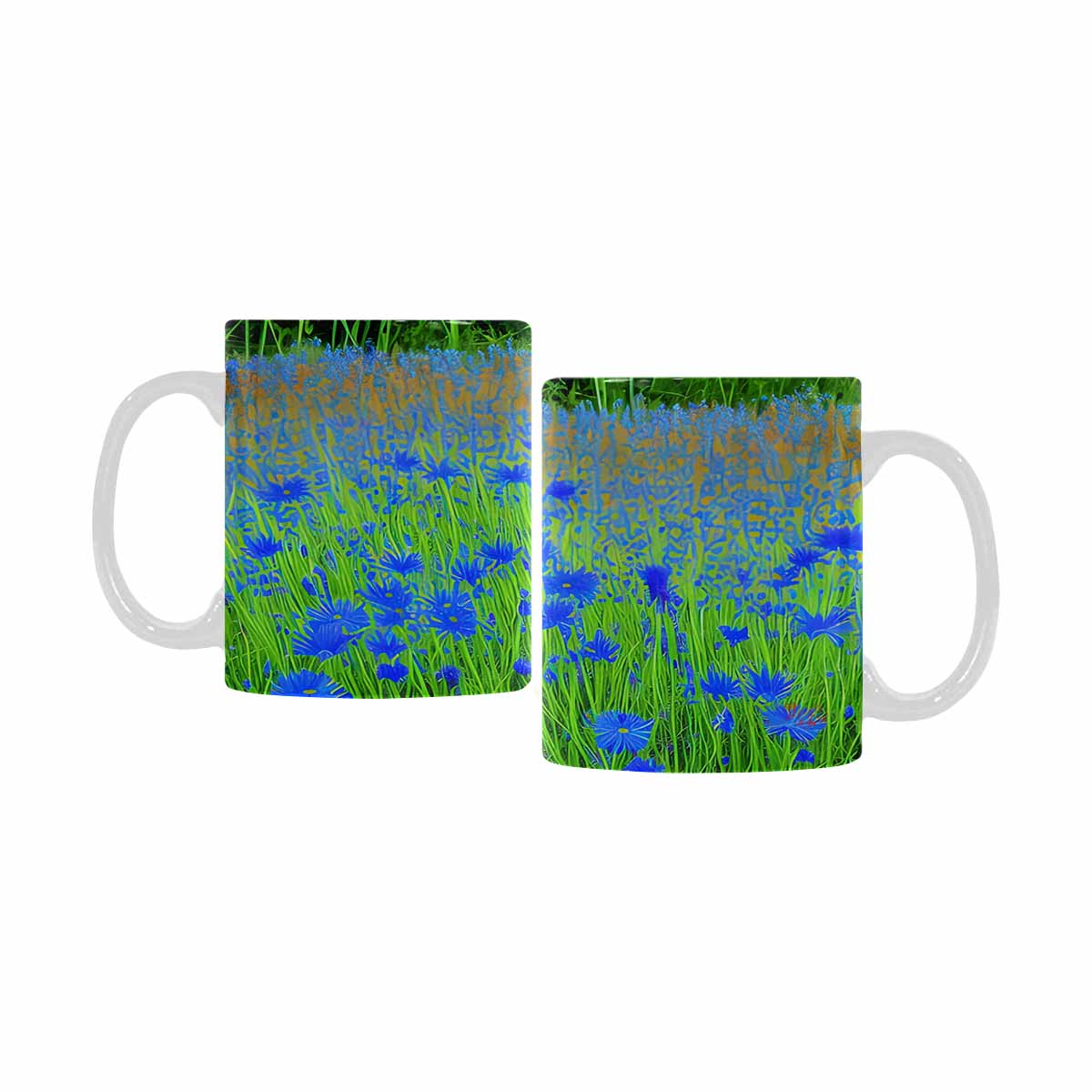 Quality Mug, coffee mug, tea cup, Bright florals, Set 1, Design 1