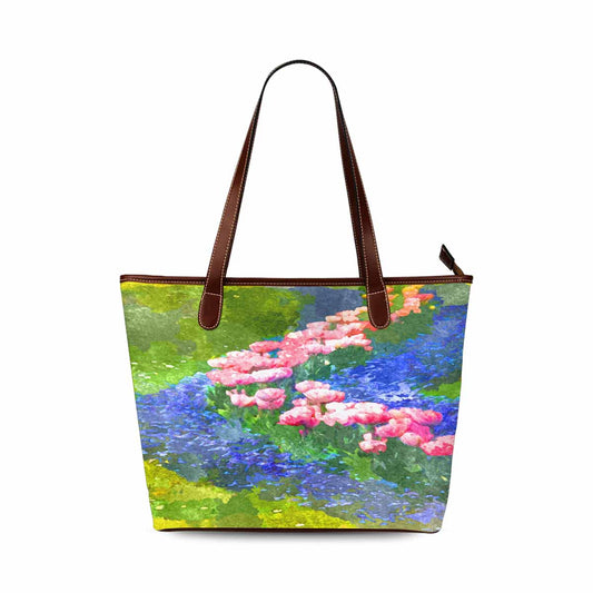 Classic Fabric handbag, watercolor floral, design 269