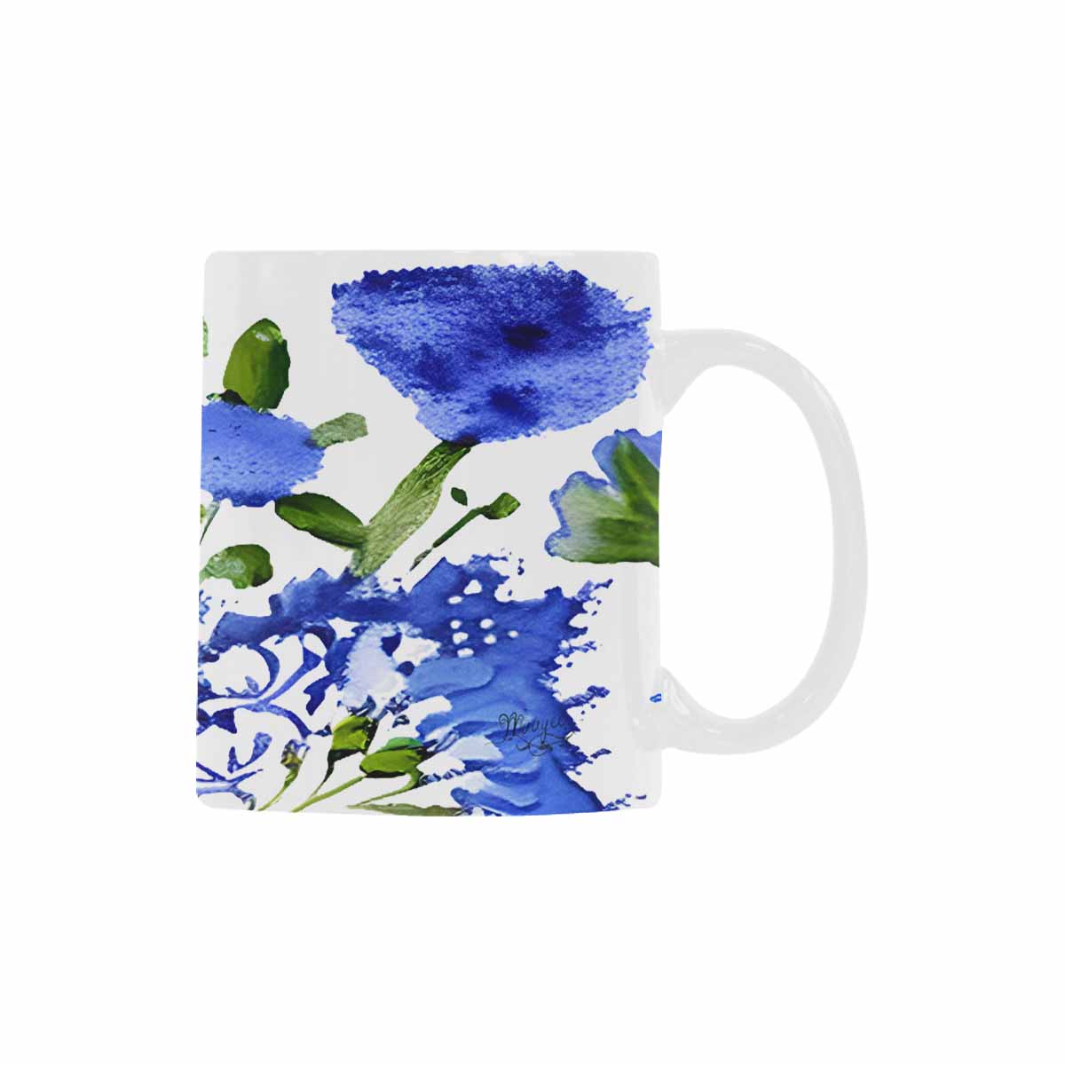 Quality Mug, coffee mug, tea cup, Bright florals, Set 1A, Design 24