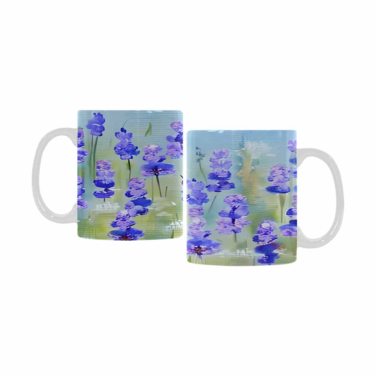 Quality Mug, coffee mug, tea cup, Bright florals, Set 1, Design 103