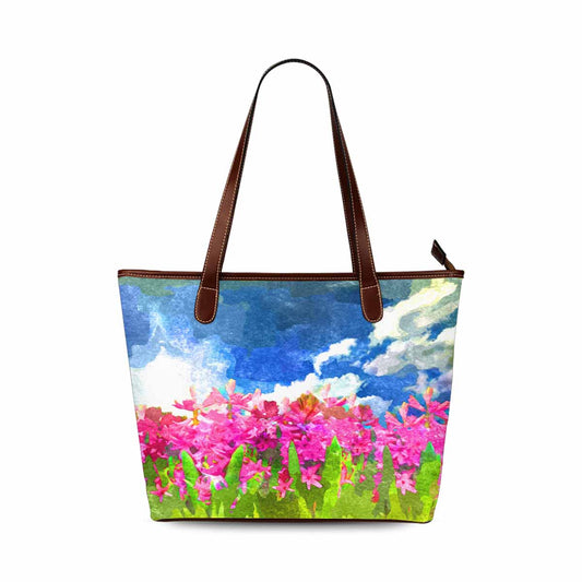 Classic Fabric handbag, watercolor floral, design 83