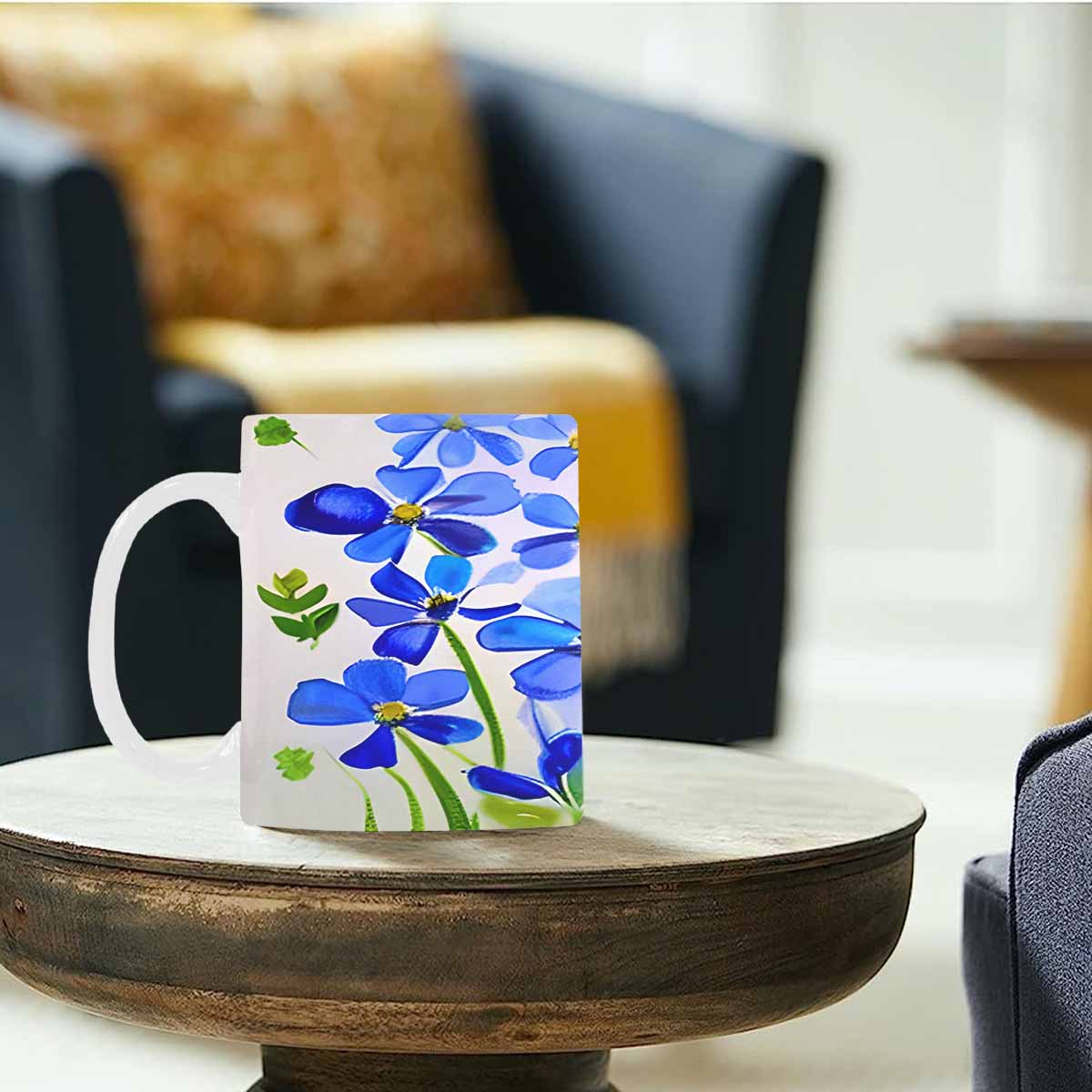 Quality Mug, coffee mug, tea cup, Bright florals, Set 1, Design 82