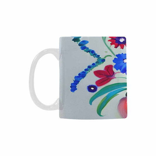 Quality Mug, coffee mug, tea cup, Bright florals, Set 1, Design 116