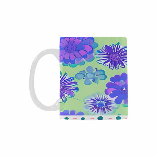 Quality Mug, coffee mug, tea cup, Bright florals, Set 1, Design 152