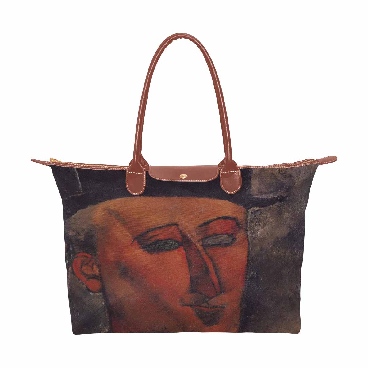 Classic handbag, Modigliani design, choice of 2 colors, Max Jacob