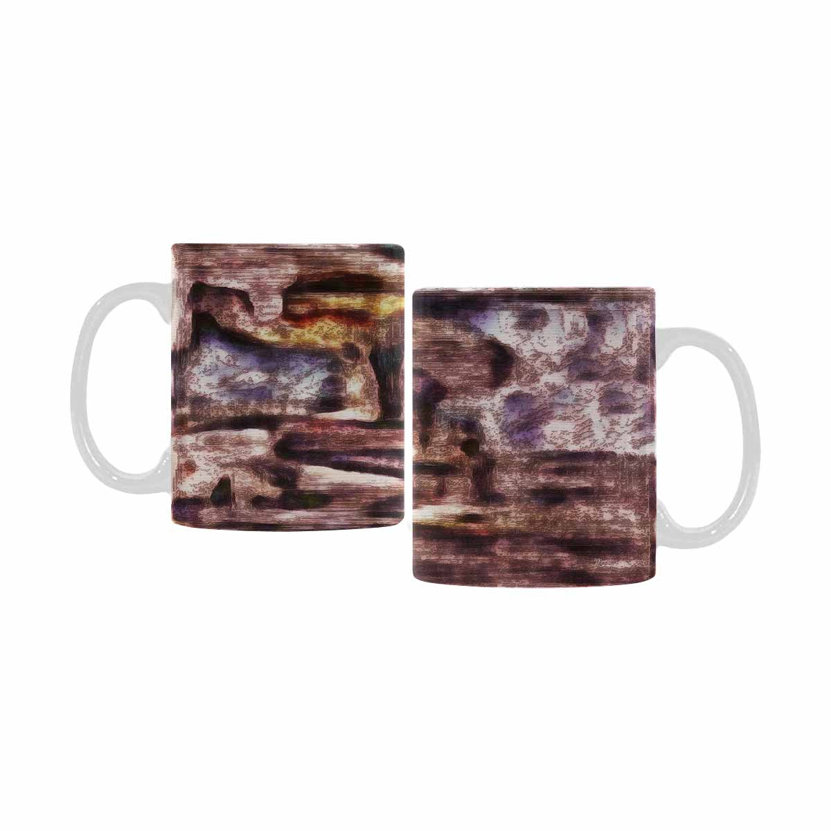 Unique Abstract design coffee mug, set 1, design 205