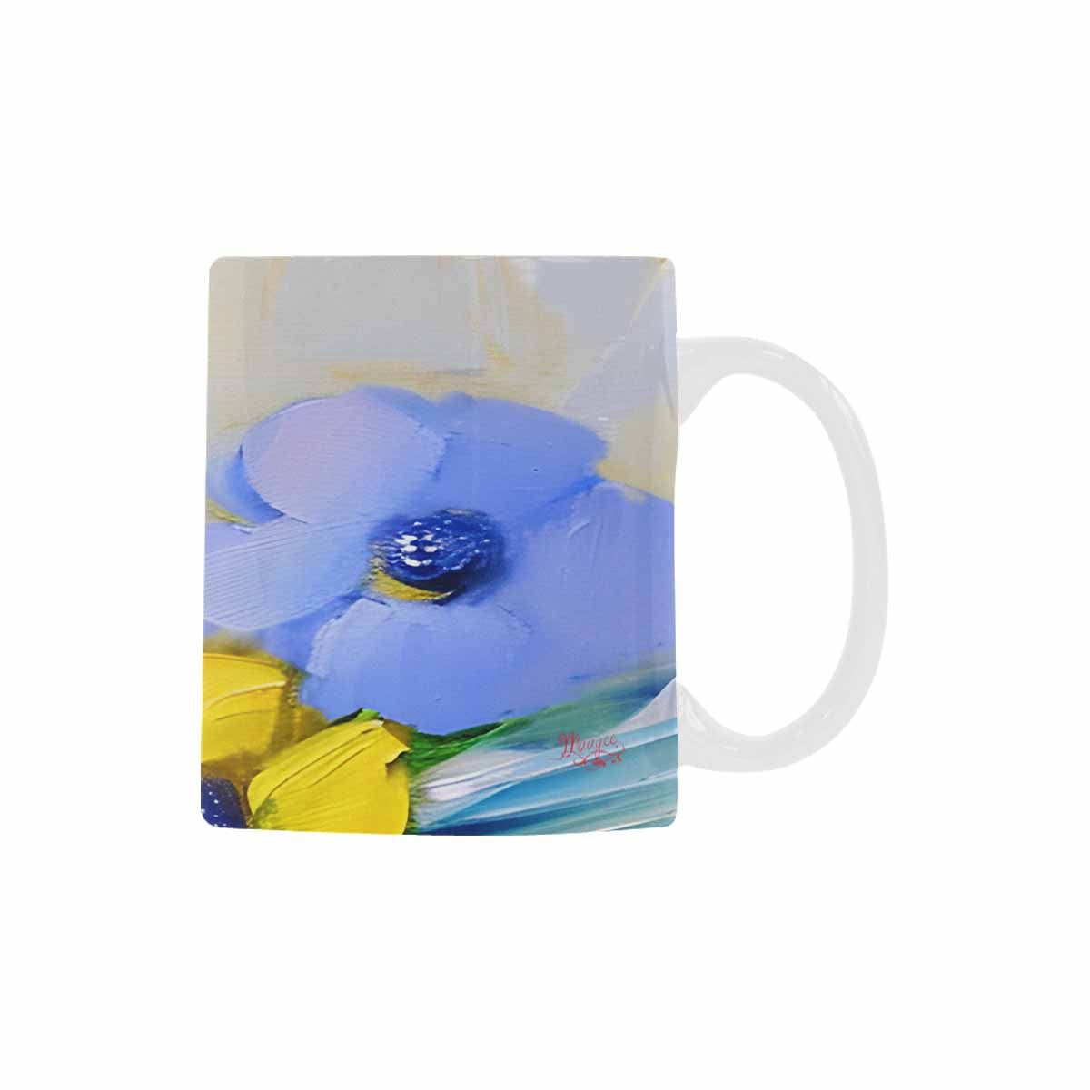 Quality Mug, coffee mug, tea cup, Bright florals, Set 1, Design 162