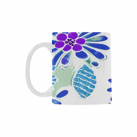 Quality Mug, coffee mug, tea cup, Bright florals, Set 1A, Design 126