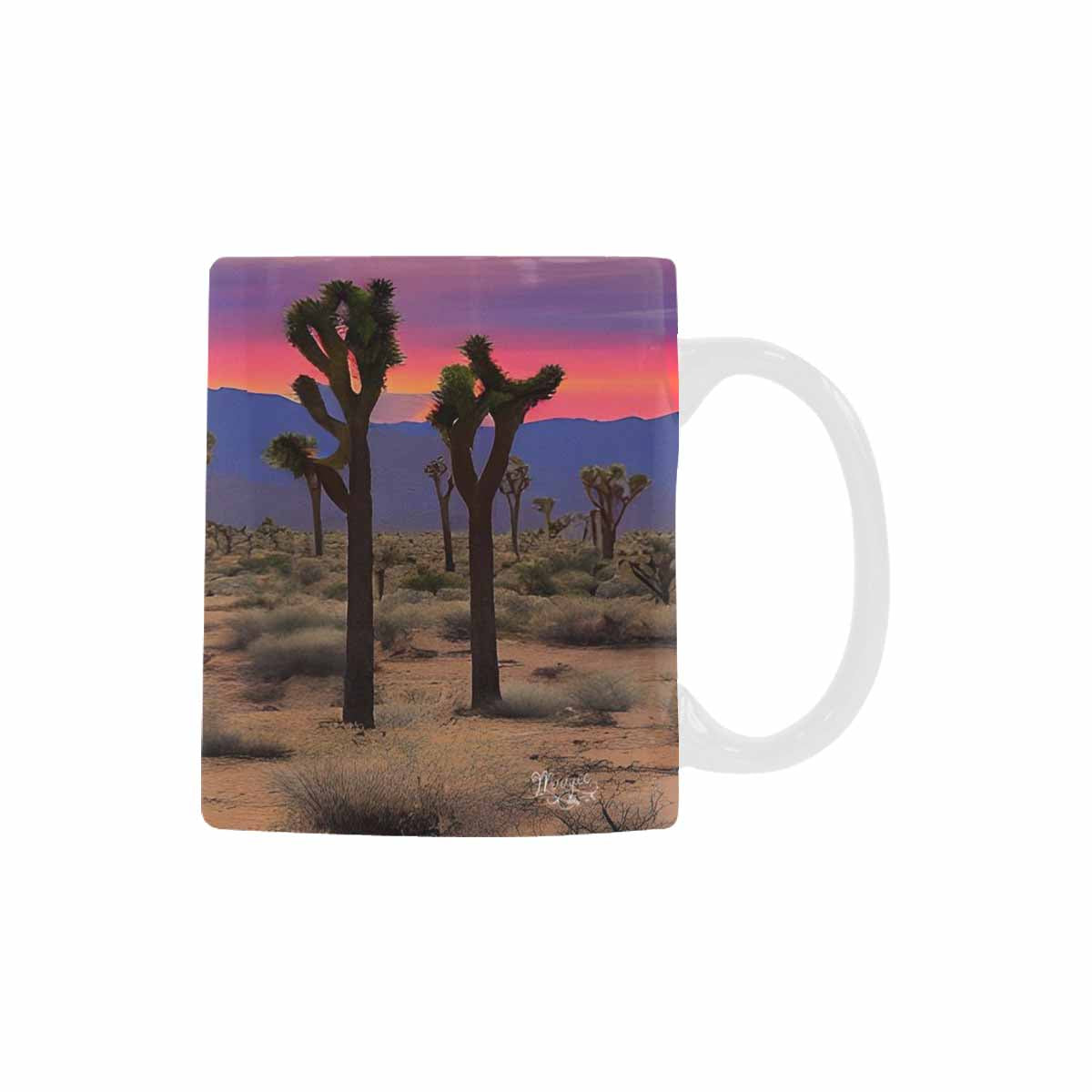 Coffee Mug, tea cup, desert scene, design 8