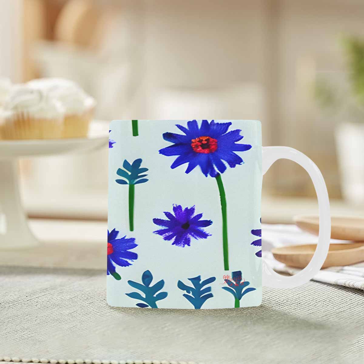 Quality Mug, coffee mug, tea cup, Bright florals, Set 1, Design 138